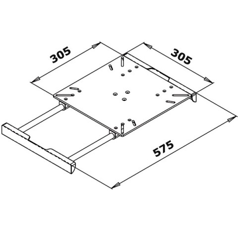 Kit prolunga per tavolo 1 lato (48.724.01)